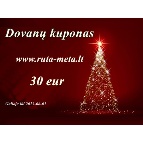 Dovanų kuponas Kalėdos 30 eur